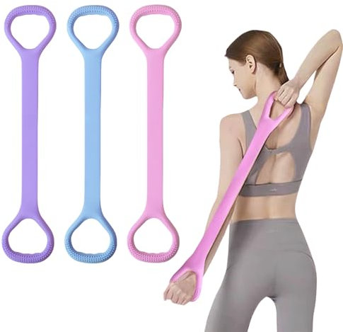 Cosmeria Fitnessbänder Set, Upgraded Rutschfestes Gymnastikband Aus Thermoplastischem Elastomer, Ideal Für Yoga, Pilates, Stretching Und Krafttraining
