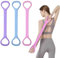 Cosmeria Fitnessbänder Set, Upgraded Rutschfestes Gymnastikband Aus Thermoplastischem Elastomer, Ideal Für Yoga, Pilates, Stretching Und Krafttraining