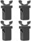 LICQIC Bin Lid Clasp, Bin Catch Replacement, Durable Bin Lid Clasps Set for Kitchen Trash Cans, Storage Boxes, Glasses Cases (4 Pcs)