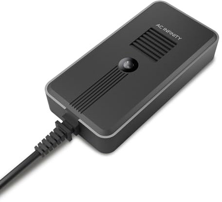 AC Infinity CO2 + Light Sensor, Environmental Sensor, Dynamically Assists Controller AI+ CO2 Data Tracking for Gardens, Grow Tents, Grow Spaces, with Smart Fan for Optimized FAE, Day Night Scheduling