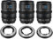 SIRUI VP-1 Vision Prime 1 T1.4 Full Frame Cine Lens Set, 24mm, 35mm, 50mm Manual Focus Cinema Lens with Pre-Installed E Mount, Interchangeable RF/Z/L Mounts, 1 Lens for 4 Mounts (Black)