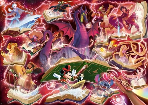 Erwachsenenpuzzle 1000 Teile - Disney Lorcana - Glimmers of The Realm: Ruby