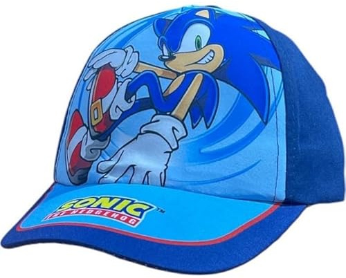 arlis Baseballmütze, Lizenzprodukt, verstellbar, Kindermütze, bequemer Schirm, Sonic Cap, One size