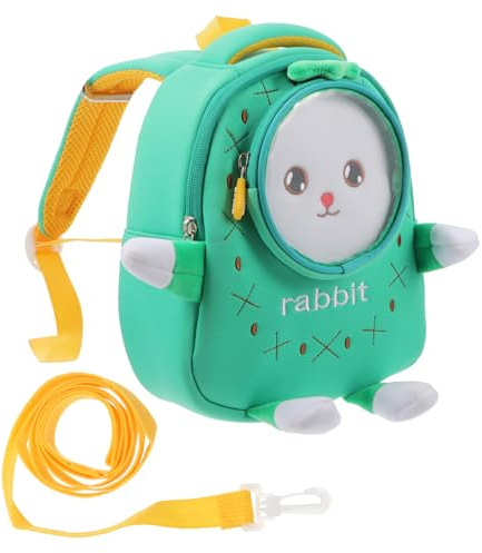 Holibanna Schultertasche Für Junge Mädchen Mit Cartoon-Kaninchen- Leichter Und Robuster Schulranzen Für Kindergarten Und Schule Mit Ordnungssystem Für Bücher Und Stifte