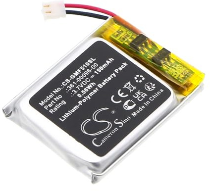 TCTK Akku 150mAh Kompatibel mit [Garmin] Fenix 5S, Fenix 5S Plus Ersetzt 361-00096-00