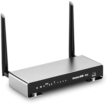 200M Wireless Video Sender Empfänr 5G KVM Extender 1 Zu 4 Splitter Treffen Spiel Display Adapter Nahtlose Umschaltung(Only 1RX)