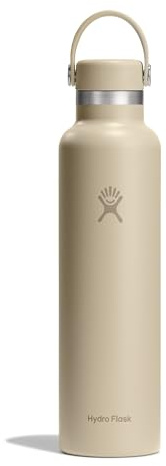 Hydro Flask – Standard Flex Cap 710 ml (24 oz) Bottle | Edelstahl, auslaufsicher, passend für Getränkehalter – Kalt 24 Std., heiß 12 Std. – Oat