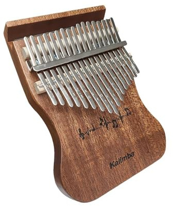 Kalimba-Set Für Erwachsene 17 Tasten Kalimba Mit Massivholzkörper Und Integriertem Telefonständer Geeignet Für Anfänger
