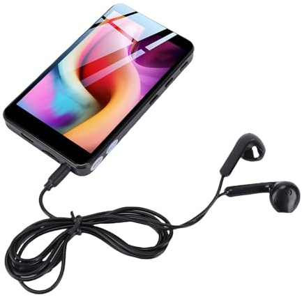 Fabater Lecteur MP3, 80 Go de Stockage Bluetooth 5.0 et WiFi Lecteur de Musique à écran Tactile Couleur de 3,97 Pouces, Audio Numérique Portable avec écouteurs pour Vidéos, Lecture, Musique