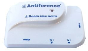 Antiference A1200R - Amplificador de señal aérea de TV Digital de 2 vías, Color Blanco