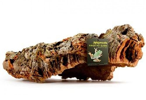 Komodo Habitat Bark Mould Resistant Natural Shelter Hiding Basking Spot for Reptiles Encourages Natural Instincts - Large