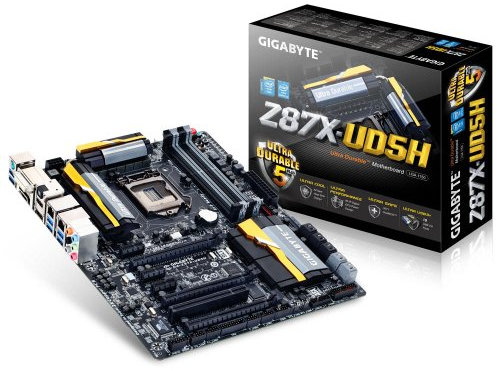 Gigabyte Z87X-UD5H Scheda madre (Socket 1150, Z87 Express, DDR3, S-ATA 600, ATX, Haswell, supporta processori di 4-ta generazione Intel, GIGABYTE UEFI Dual BIOS)