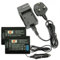 DSTE NP-FH50 Batterie de rechange Li-ion + Chargeur dc04u pour Sony DSLR-A230, DSLR-A290, DSLR-A330, DSLR-A380, DSLR-A390, DSC-HX1, DSC-HX100 V, DSC-HX200 V, HDR-TG5 V Appareil photo numérique