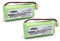 vhbw 2X Akku kompatibel mit AT&T TL92371, TL92370, TL92420, TL92320, TL92471, TL92470 schnurlos Festnetz Telefon (800 mAh, 2,4 V, NiMH)