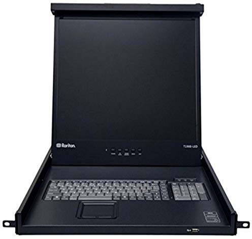 Raritan T1900 Support d'ordinateurs 48,3 cm (19) 1280 x 1024 Pixels Noir 1U - Supports d'ordinateurs (48,3 cm (19), 1280 x 1024 Pixels, TFT, 250 CD/m², 1000:1, 4:3)