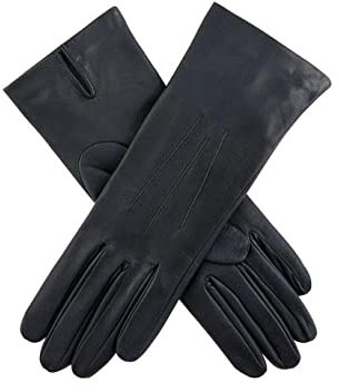 Dents Damen Felicity Handschuhe, Blau (Navy), 8.5