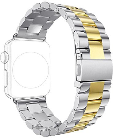 Cinturino Apple iWatch 38MM, Rosa Schleife Apple Watch Band 38mm Cinturino in acciaio inossidabile di ricambio Smart Watch Strap Link Bracciale cinturino per 38mm Apple Watch Series 3/2/1