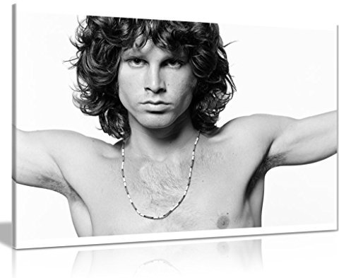 Kunstdruck auf Leinwand, Motiv Jim Morrison, 45,7 x 30,5 cm