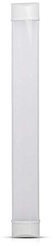 V-Tac 40W 4Ft Led Batten Fittings Integrated Tube Lamp 6400K White 1200X74X24Mm Wall And Ceiling Lighting 30000H Long Lifespan