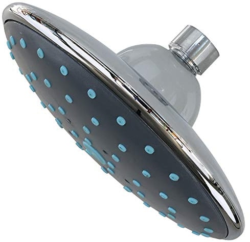 Sanixa Eleganter Duschkopf GO14160, Chrom-Finish, 16 cm Durchmesser, Flexibel Verstellbares Kugelgelenk für Luxuriöses Duscherlebnis Dusckopf brausekopf Kopfbrause rund