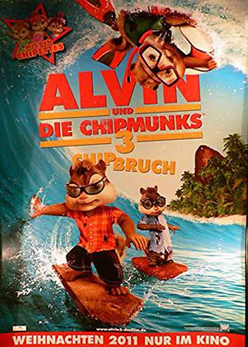 Alvin und die Chipmunks 3 - Filmposter A1 gerollt (1)