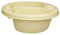 alles-meine.de GmbH 3 Kammer - Schüssel/Waschschüssel/Kinderwaschbecken - beige - Creme - Bieco - mit Seifenablage - Organizer - Reinigungsmittel Aufbewahrungsbox - Pflege - ..