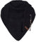 KNIT FACTORY - Coco Dreiecksschal Deluxe - Damen Strickschal mit Wolle - Hochwertige Qualität - XXL Schal - 190 x 85 cm - Navy