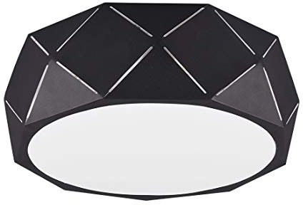 Trio Leuchten Deckenleuchte Zandor 603500332, Metall Schwarz matt, exkl. 3x E27