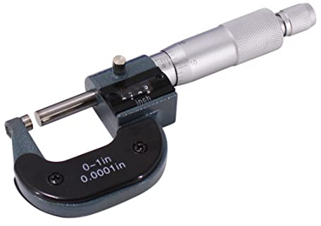 HFS(R) 1 Mechanical Digital Outside Micrometer Digit Counter Carbide Tips 0.0001