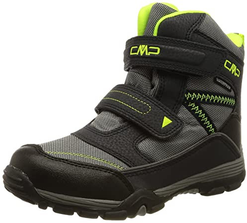 CMP KIDS PYRY SNOW BOOT WP, Stivali da Neve Unisex - Bambini e ragazzi, Antracite-Ghiaccio, 30 EU