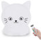 Glinrui Katze Nachtlicht für Kinder Silikon Nachtlampe - 9 Farben Baby Schlaf Licht Nachttischlampe für Kleinkinder/Jungen/Mädchen/Schüler/Schlafzimmer/Badezimmer - Mittel