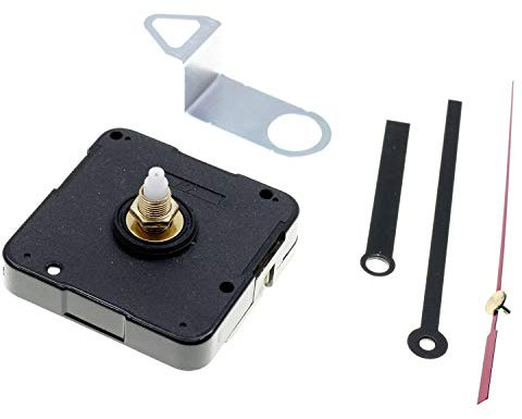 CHRISTIAN GAR Osama AL-168 Maquinaria para Reloj de Pared de Cuarzo - Cañon 18 mm (56 x 56 mm) Incluye Setas y Gancho