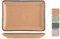 H&h set 4 piatti pearl porcellana assortiti cm 17x23