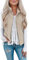 Raphin Weste Damen Outdoor Casual Leicht Ärmellos Daunenjacke Damen Einfarbig Elegant Mode Kunstfell Weste Mit Taschen(Khaki,L)