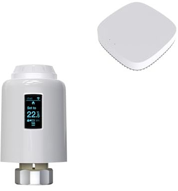Qiumi Zigbee Heizkörperventil mit Smart Life App Fernsteuerung