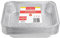 STACKABLES Large Disposable Heavy Duty Aluminium Foil Trays ~ 15 Pack Half Size Foil Aluminium Pans 32 x 26 cm ~ 3.5 Litre Trays Containers Set ~ Heavy Duty Disposable Foil Pan Set