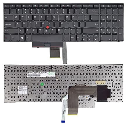 SUNMALL Replacement Keyboard Compatible with Lenovo IBM Thinkpad Edge E520 E520S E525 with Pointer (No Backlight)