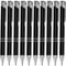 10 Stück Metall Kugelschreiber Hochwertig,Premium Kugelschreiber Set,Personalisierte Kulis,Blauschreibender Kugelschreiber Schwarz,Druckkugelschreiber Metallkugelschreiber für Schule,Büro (Schwarz)