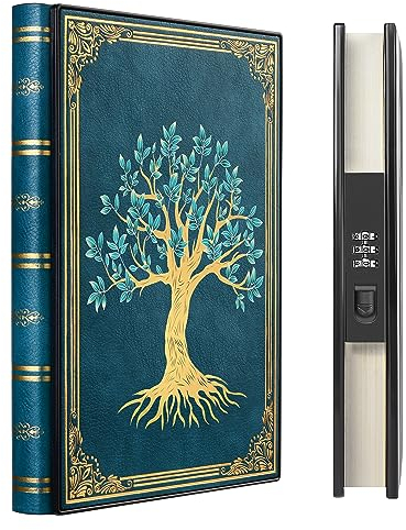 ZXHQ Luxuriöses Tagebuch mit Schloss, 180° Flaches Design, A5 Notizbuch für Erwachsene Männer Frauen Mädchen, 220 Seiten 120gsm Papier, Größe A5(15.9 × 21.5cm) Marineblau