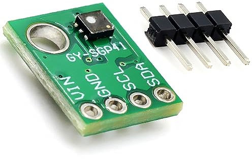 Hailege SGP41 eCO2 CO2 TVOC Kohlendioxid-Sensor Formaldehyd-Sensor zur Überwachung der Raumluftqualität GY-SGP41