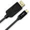 PAKLIMCN Câble USB C vers Displayport USB-C vers DisplayPort de type C vers DisplayPort 1.4 USB-C vers DP 8K @ 60 Hz Thunderbolt 4 vers DisplayPort 4K 144 Hz Compatible G-Sync – Pour iPhone 15 (C vers