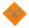 FASHION YOU WANT Schals & Tücher Bandana Halstuch Bikertuch Nickituch Kopftuch Baumwolle Mundschutz Piratentuch ideal für Karneval Fasching Karnevalskostüm (hellorange)