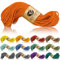 Ganzoo Paracord 350 Seil, Nylon Polyester, 2,5mm, Typ 1, 30m, Outdoor Schnur, Allzweckseil, Takelung für Armband, Hundehalsband, Hundeleine Knüpfen, Camping Survival, orange