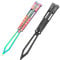 MEGYAD Butterfly Trainer 2 pezzi: coltello a farfalla per esercitare, lama saffilata con tasca Oxford, pettine a farfalla in acciaio inox per coltello da allenamento (nero + colore), CKN-RA16