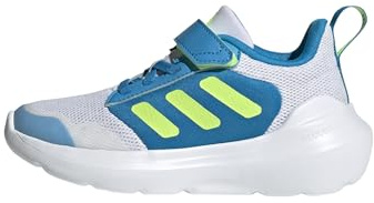 Adidas Unisex Kinder TENSAUR Run 3.0 Shoes Children, Dash Grey/Lucid Lemon/solar Blue, 35 EU