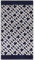 Tommy Hilfiger, Maxi-Strandtuch aus reinem Chenille-Baumwoll-Frottee Spirit Navy 90 x 170 cm