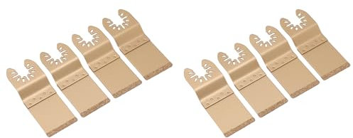 8-teiliges Oszillierendes Sägeblatt aus Diamant-Hartmetall, 3,3 Cm, Holz-Multitool-Klinge für die Holzbearbeitung