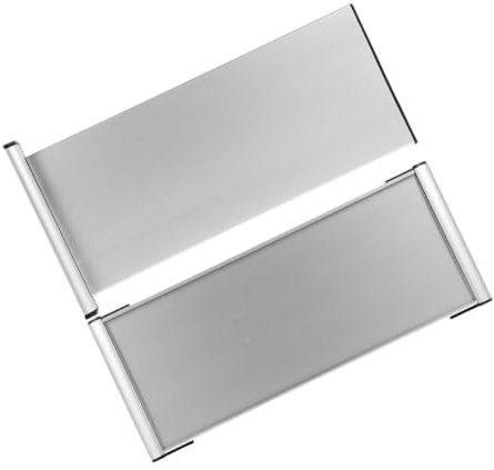 Ciieeo Stabiles Aluminium-bürotürschild Doppelseitiges Knopfschild Wandhalterung Namensschild Briefkastenschild Schreibtischschild Bürotürschilder