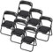 SHINEOFI 6pcs Mini Folding Chair Mobile Phone Stands Cute Dollhouse Miniature Furniture for Smartphone Holder and Home Decor Elegant Design Realistic Look