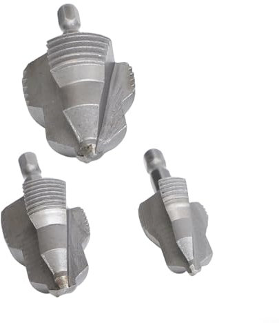 Innovative Three Blade Drill Bit 3 in 1 Tool for Pipe Repair, Tapping, and Drilling Efficiency (A)